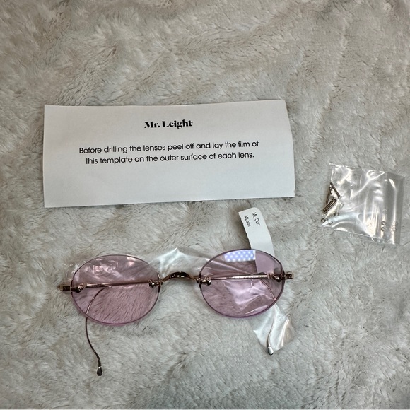 Garrett Leight Mr. Leight Makena S Rose Gold Sunglasses - Picture 6 of 12